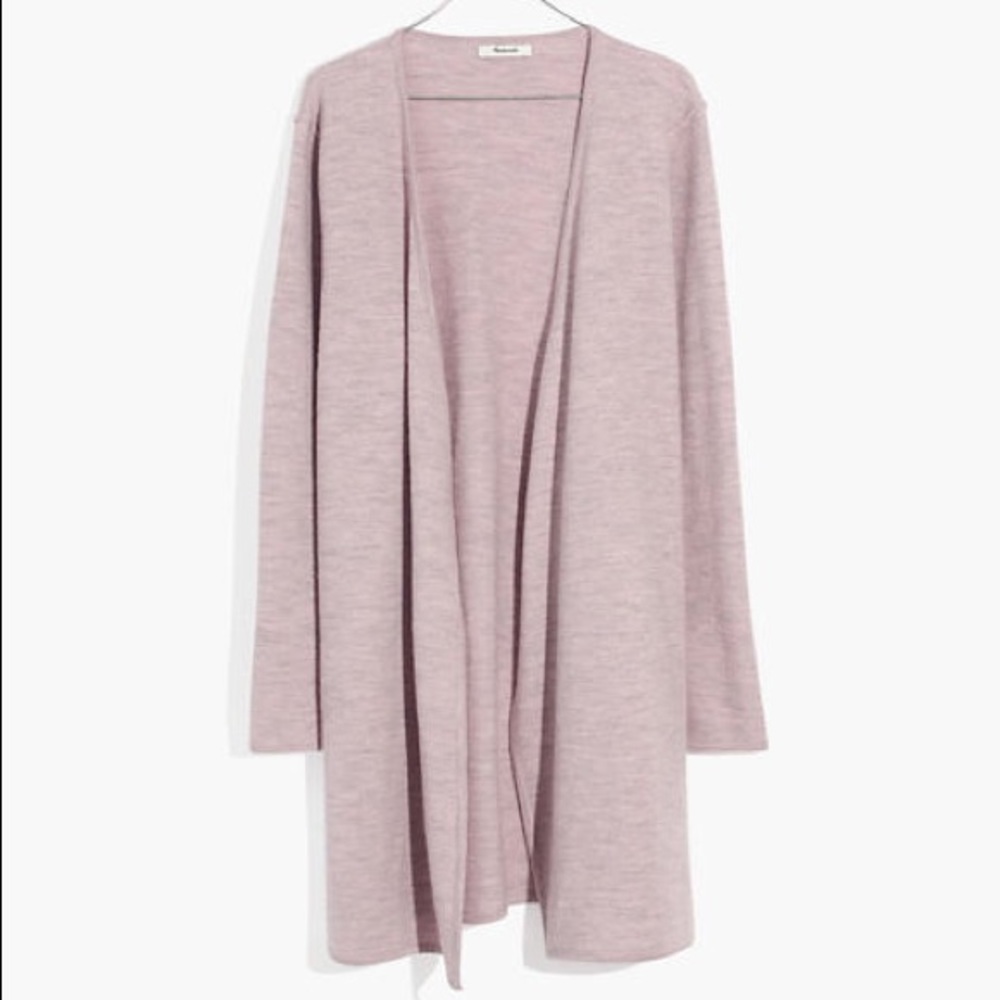 *Madewell* Sweater-Coat Plus Sz Merino Wool